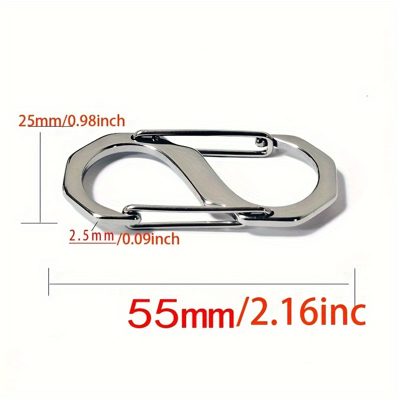 

2pcs Durable 8-shaped Buckles For Easy Hanging
