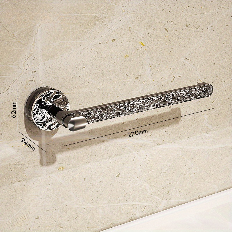 Easy-install Suction Cup Kitchen Paper Towel Holder - No-drill, Space- Cabinet Organizer For Cling Film & Rags