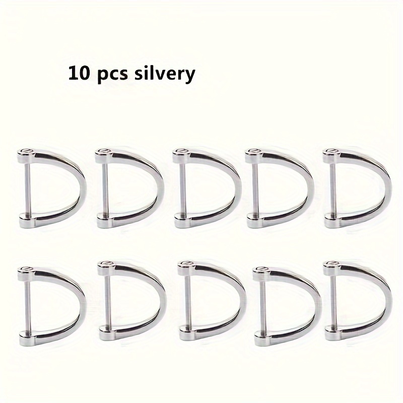 Handcrafted Stainless Steel Horseshoe - Versatile Diy Keychain & Luggage Accessory With Screwdriver Lock