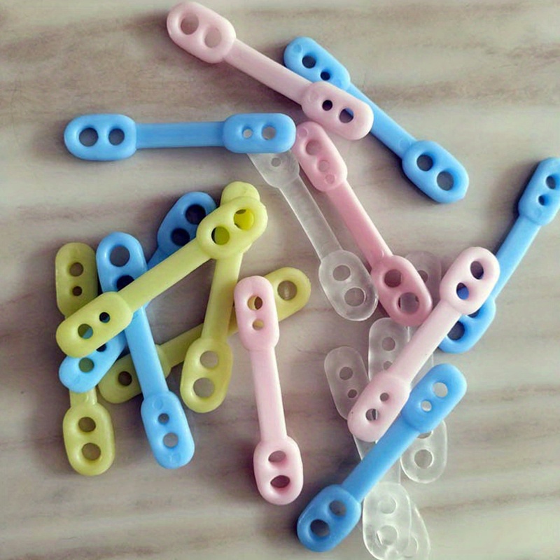 50pcs Random Color Clothes Hanger Windproof , Clothes Hanger Anti-slip , Multi-functional Anti-drop Fixing