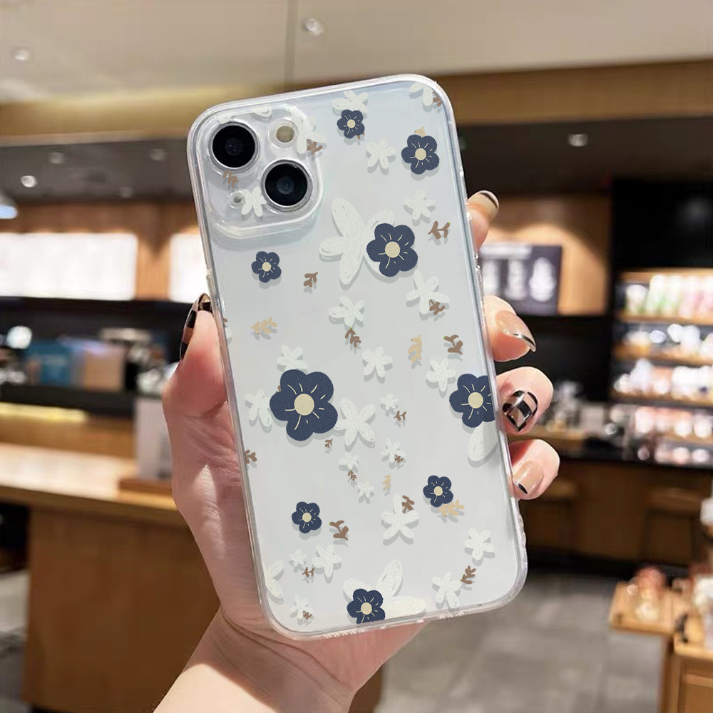 

Tpu Clear Case For 12/13/14/15, Samsung A13/a72/a22/a21s/a12, Xiaomi 10/11/12, Redmi Series, Huawei P30/p40, Hot Series - Floral Design, Shockproof Protective Phone Cover