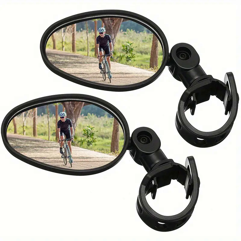 

2-pack Bike Rear View Mirrors, Wide Angle Convex Mirror, Cycling Reflective Mirrors, Safe Cycling Accessories