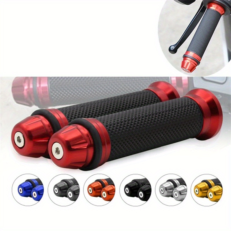 

Motorcycle Handle Grips: High-quality Rubber With Cnc Aluminum Alloy Process