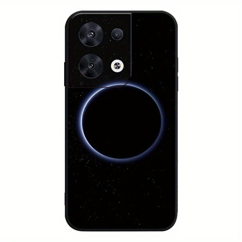 TEMU Blue Halo Matte Soft Tpu Phone Case For Oppo Find A8 A31 A52 A72 A92 A91 A93 A74 A54 A73 A53 A55 A53s A56 A55s A94 A32 A15 A15s A35 A95 K9x A92s