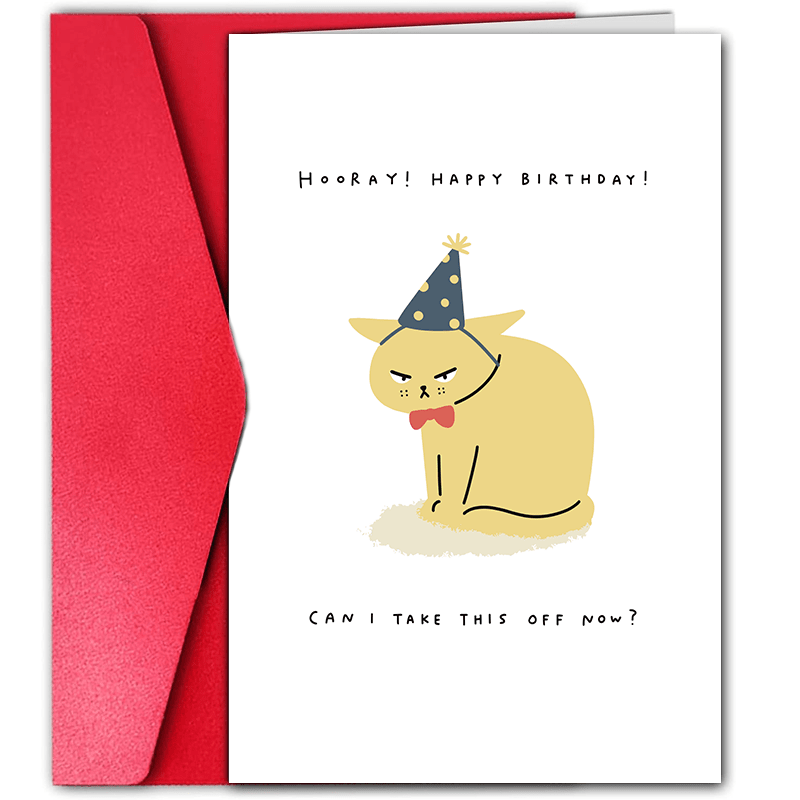 Vettoriale StockBiglietto Di Compleanno Con Gatti Divertenti Di ©littlepaw #22718849 - Foto 3