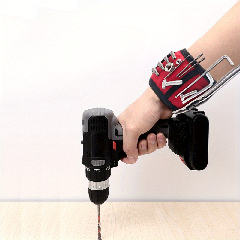 Magnetisches Werkzeug-Armband - Starke Magnete Für Schrauben, Nägel & Bohrbits