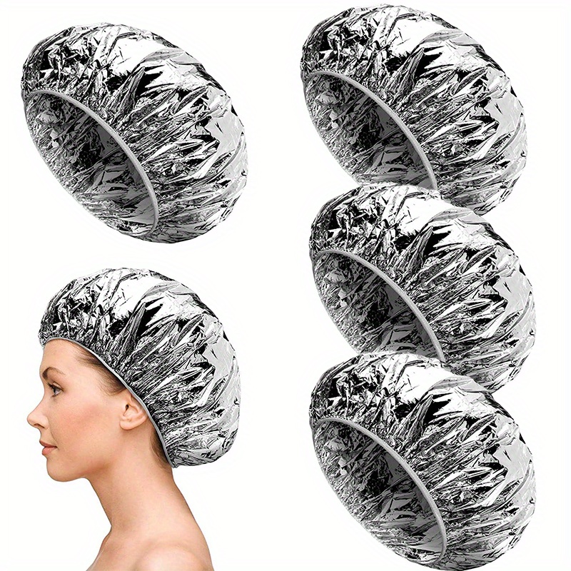 TEMU 4pcs Cachets de nourrissage en aluminium réutilisables, adaptés à tous les types de cheveux, outils idéaux pour teinture et coiffure, qualité de