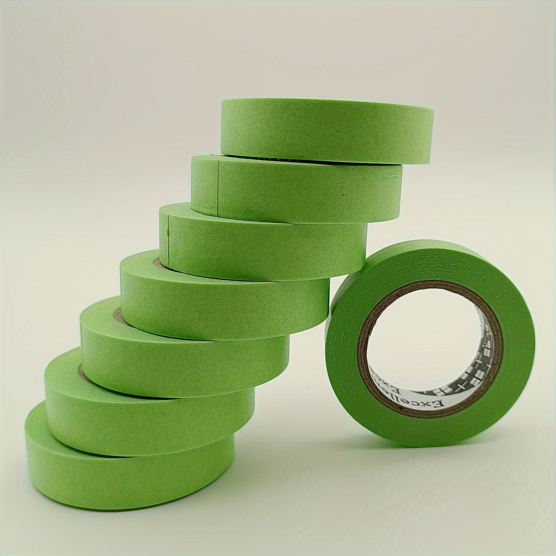 

Easy-remove Green Washi Paint Tape, 0.59in X 59ft - Multi-surface Protection, Indoor Use, Leaves No Residue