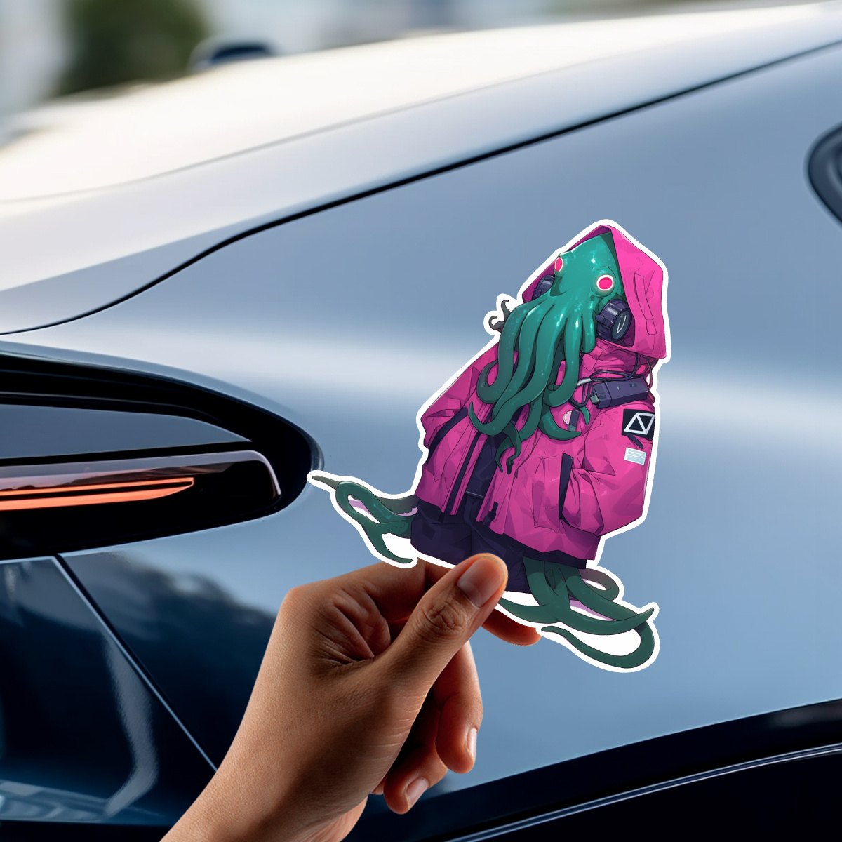 Beach Palm Tree Heart Sticker Ocean Scene Car Truck Window...