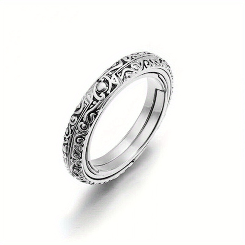 1pc creative swivel astronomical ball ring pendant   birthday gift details 2