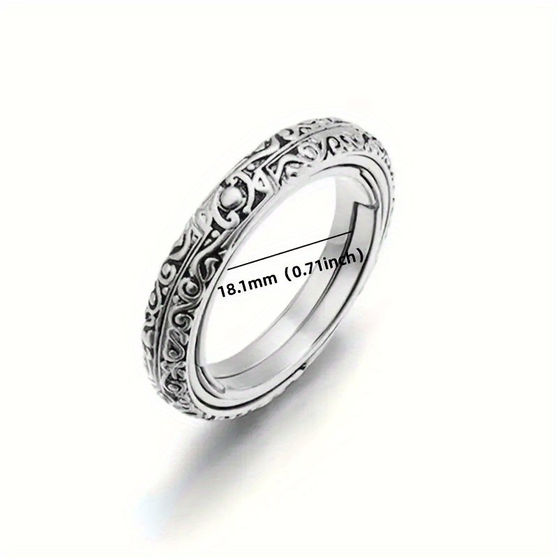 1pc creative swivel astronomical ball ring pendant   birthday gift details 3