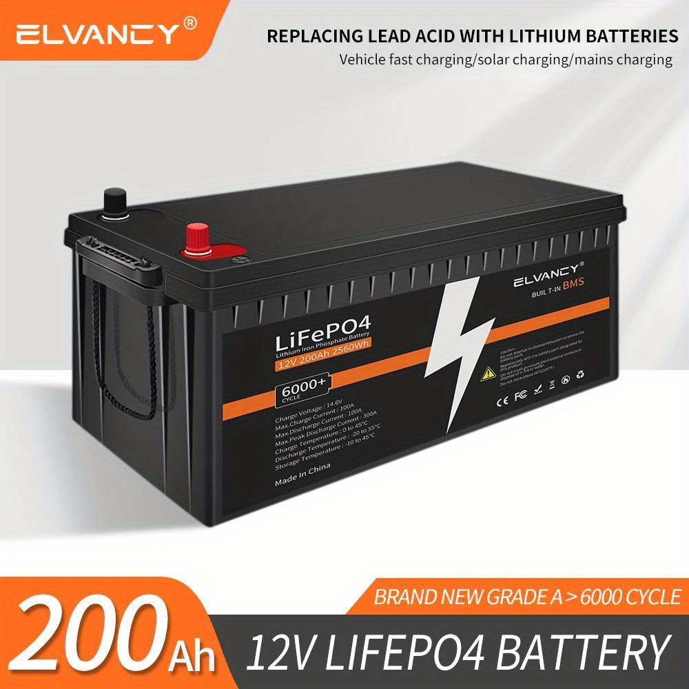 

12v 200ah Battery For Rv -in Bms Iron Battery