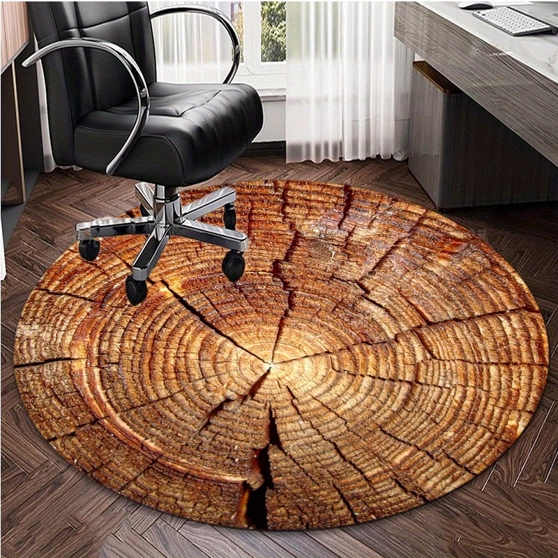 Chair Mat Heavy Duty Office Anti-Slip Back, Grey Felt For Hardwood