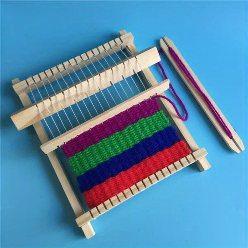 

1pc Traditional Wooden Weaving , Craft Yarn Hand Knitting Machine, Educational Gift For Diy Enthusiasts