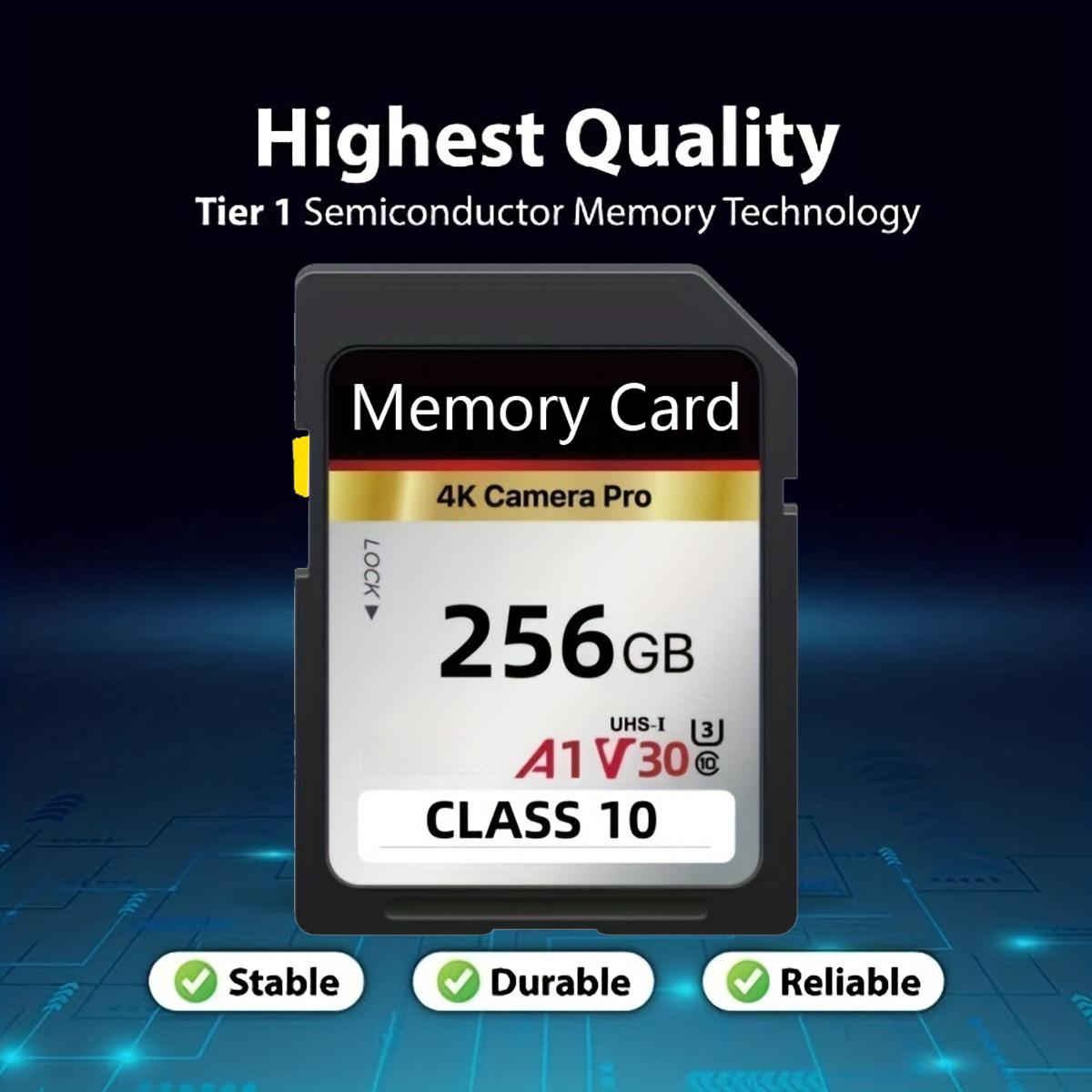 

Sd Card High Speed 256gb 128gb 64gb Memory Card Classe 10 3d 4k V30 Video High Speed Capacity Uhs-i Sd Card For Camera
