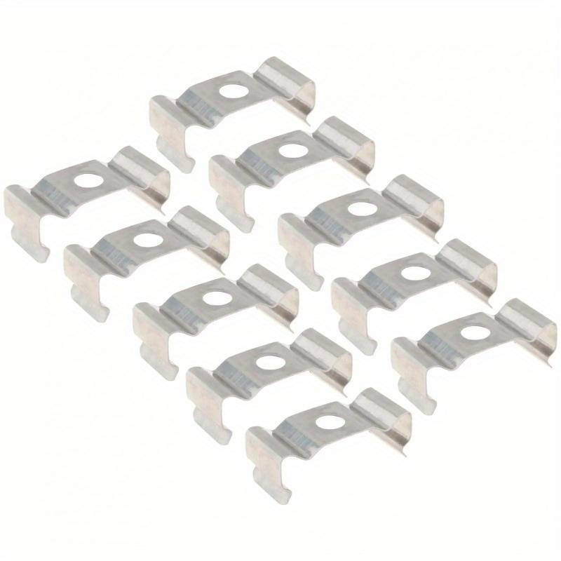 Uxcell 50-Pack Ceiling Lamp Clips – Mounting Brackets For Light Fixtures, White