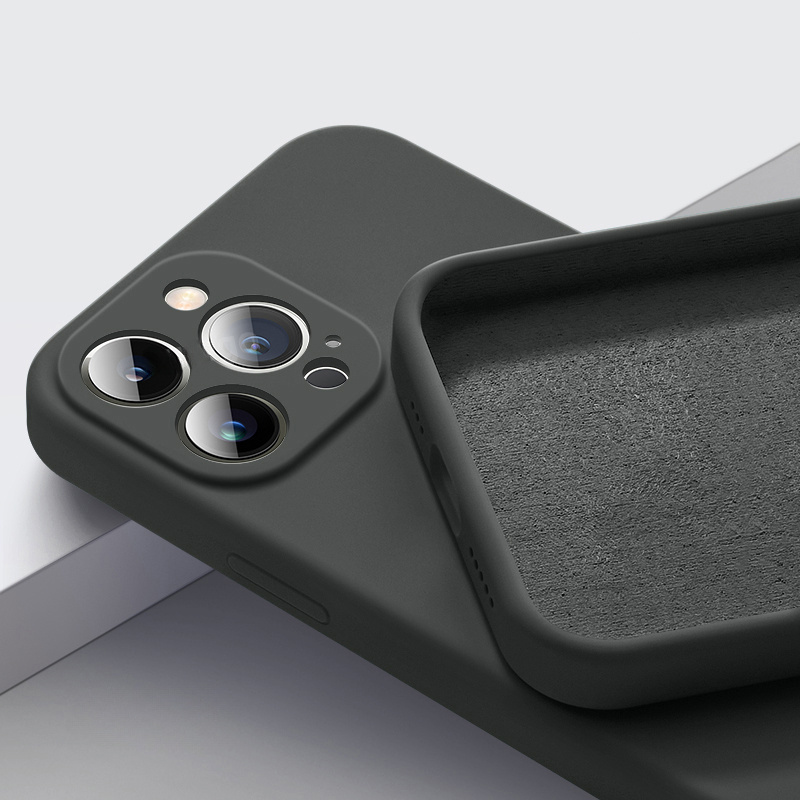 2024 Premium Phone Case for iPhone 15 14 13 11 12 Pro Max 15 Plus TPU Solid Color Fall and Collision Protection Cover