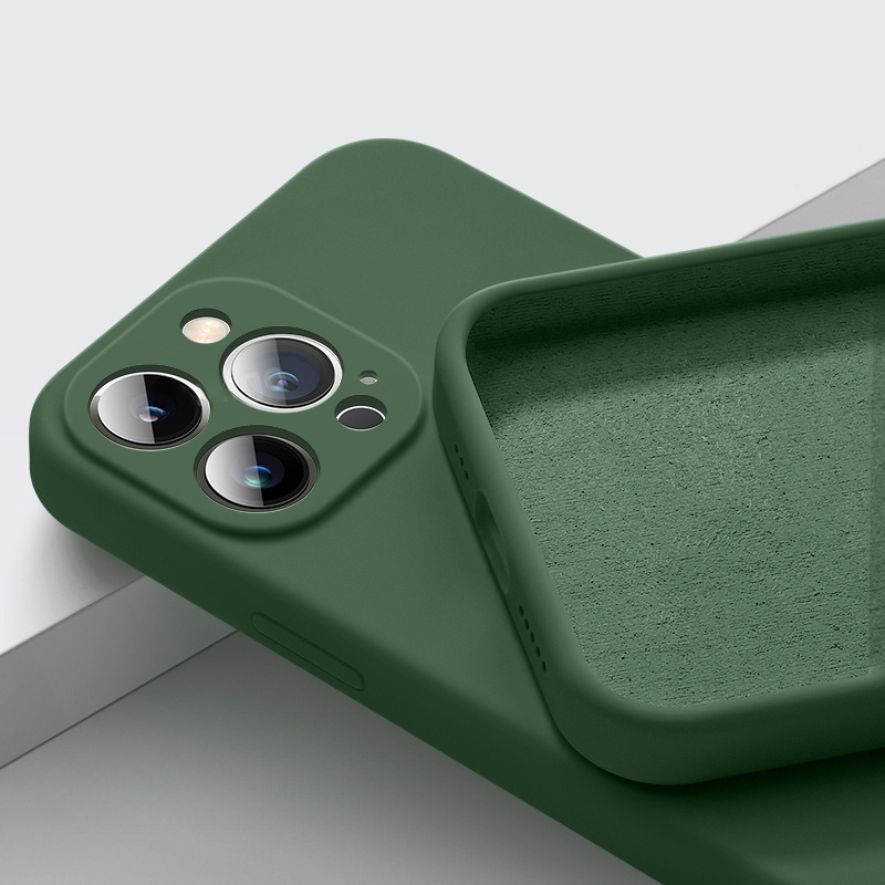 2024 Premium Phone Case for iPhone 15 14 13 11 12 Pro Max 15 Plus TPU Solid Color Fall and Collision Protection Cover