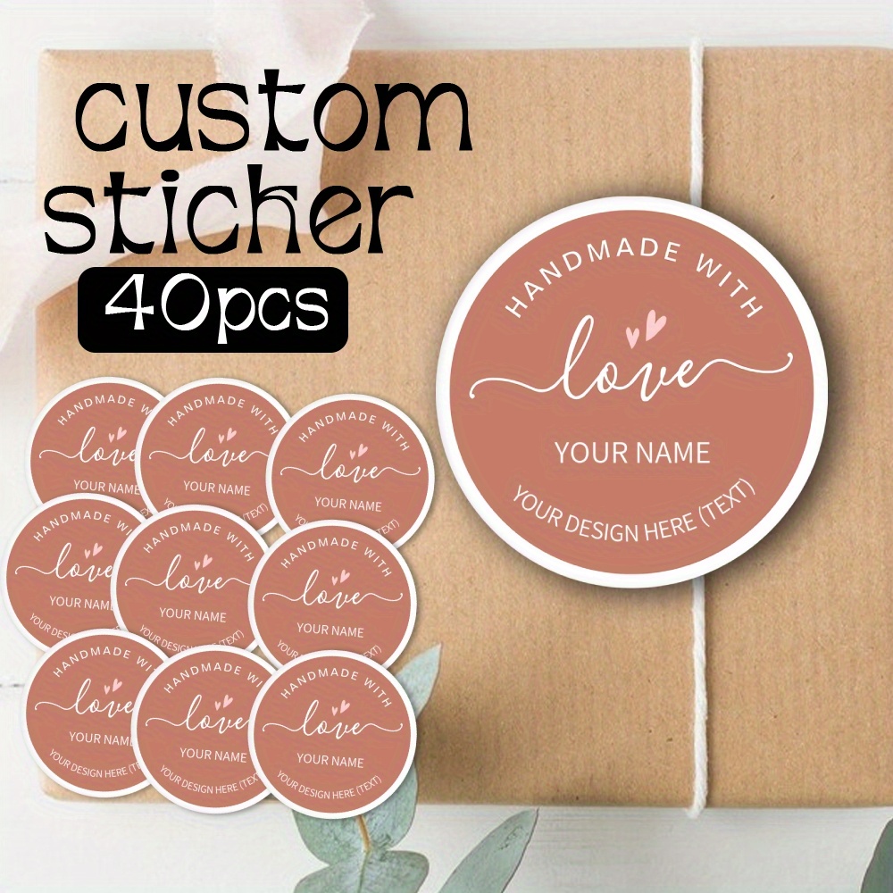 

Customized Personalized Stickers Custom Favor Stickers Labels Any Brand Logo For Birthday Wedding Baking Gift Decoration