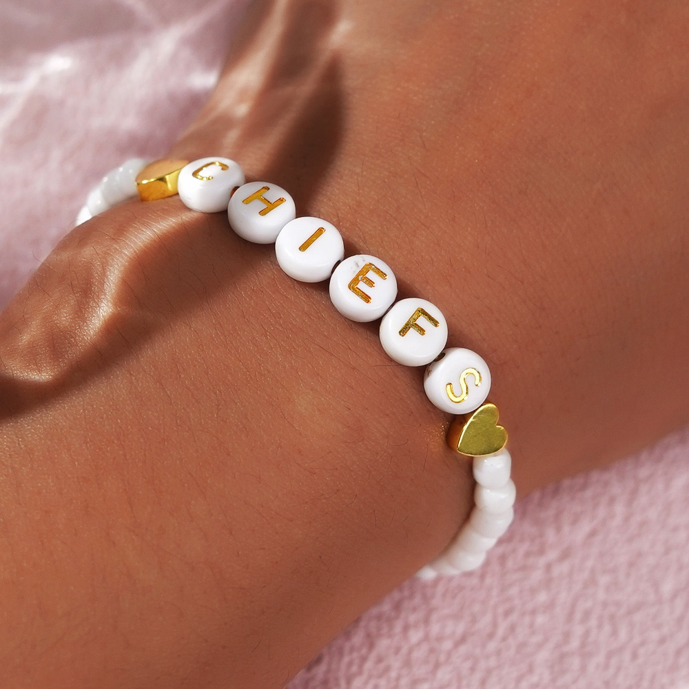 

1pc Bohemian White Bead Bracelet, Unisex Stretch Wristband, Elegant Accessory For Spring & Summer Season, Unisex Jewelry