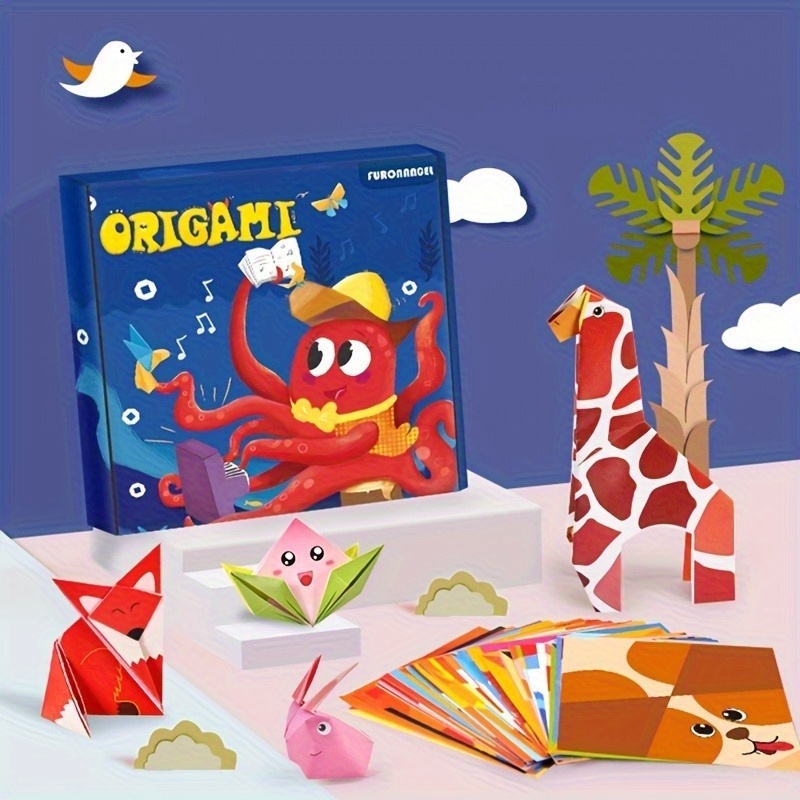 

108-sheet Diy Origami Paper Set - Premium Quality For Handmade 3d Crafts & Book Cutting Projects