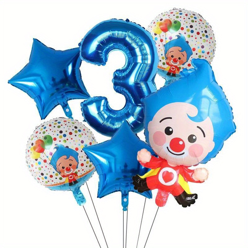 

Set, Blue Clown Number Balloon Set, Birthday Party Decor, Anniversary Decor, Holiday Decor, Home Decor, Classroom Decor, Atmosphere Background Layout, Indoor Outdoor Decor