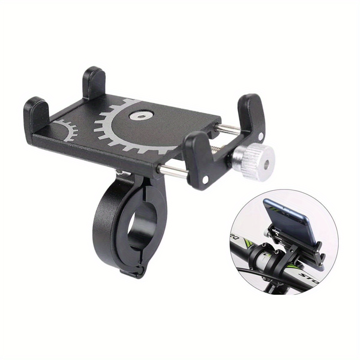 

Aluminum Alloy Phone Holder For Bicycles And Motorcycles With Road Bike Mount Support Bracket For Phone Navigation