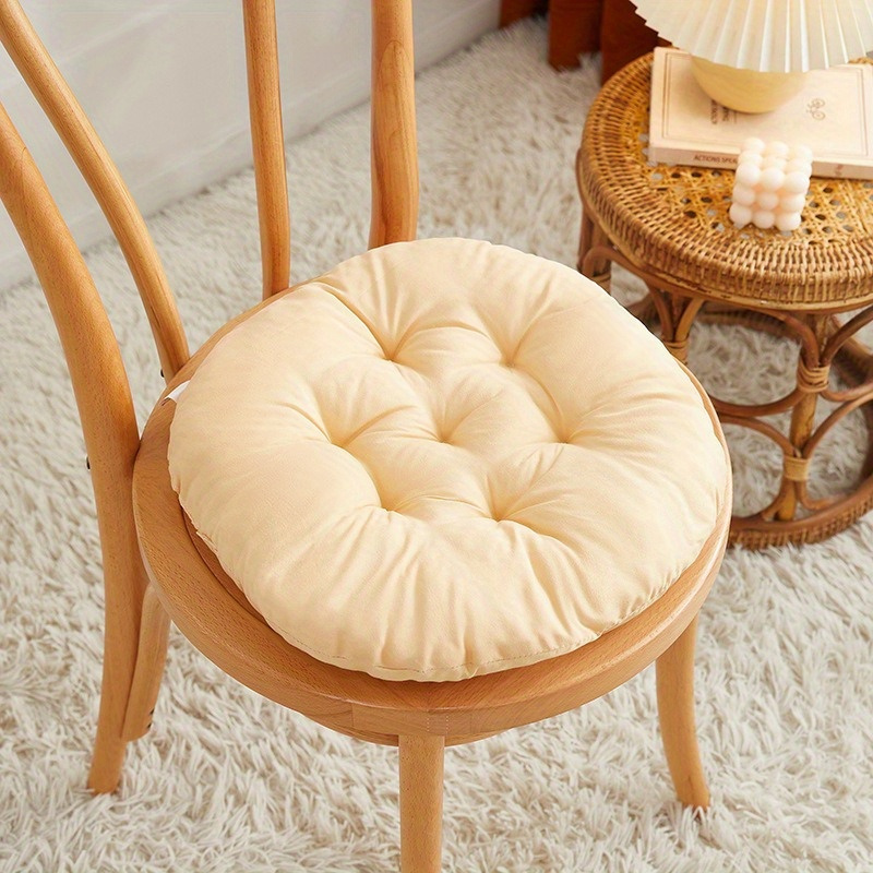 

Linen Round Futon - Thick, Breathable Meditation Floor Cushion With Wheels, Chic Home Decor