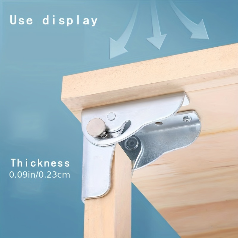 

Stainless Steel 90-degree Self-locking Folding Hinge - Versatile For Tables & Chairs, No Battery Required