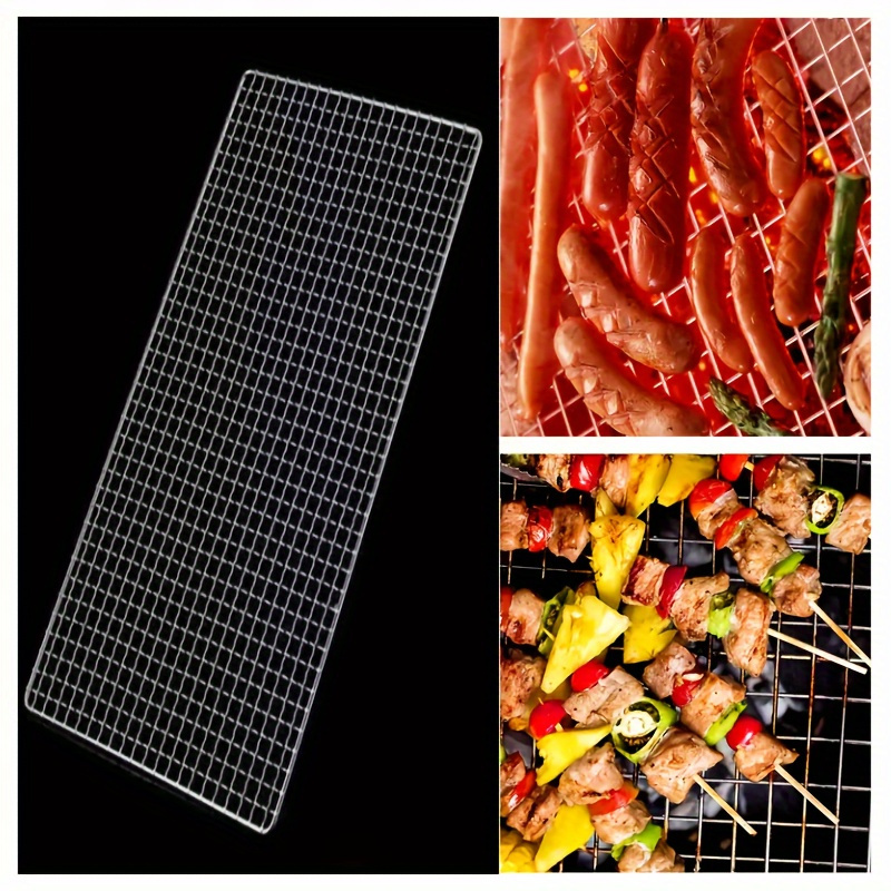 

1pc, Outdoor Portable Barbecue Net, Baking Cooling Racks, Wire Cooling Racks, Barbecue Grids, Barbecue Grill Net, Grill Wire Cooling Racks For Oven, Kitchen Gadgets, Cheap Items, Bbq Accessaries