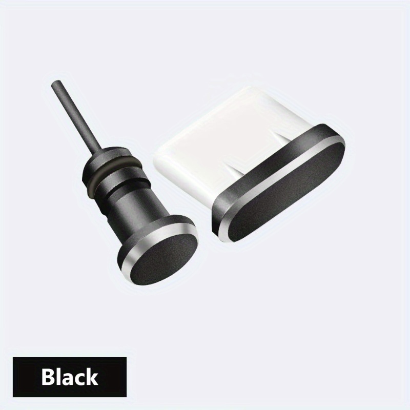 Set Of Dust Plugs For Type C Phone, Including Usb Type-c Port And 3.5mm Headphone Jack Plugs, Compatible With For , Huawei, Xiaomi, For Iphone, Ipad, And Airpods