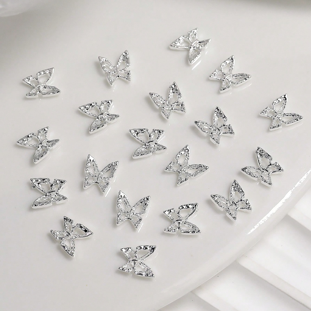 30pcs Alloy 3d Shaped Nail Art Decoration