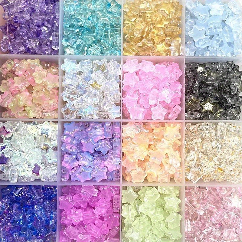 

50pcs 8mm Five-pointed Star Beads Loose Spacer Beads For Jewelry Making Diy Handmade Bracelets Earrings