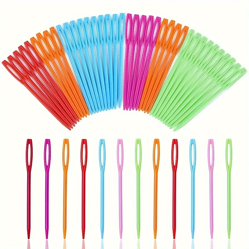 

30pcs/15pcs Large-eye Plastic , 2.7 In/7cm, Knitting Tool Sewing Plastic Sewing , Plastic Tie , Sewing , ,