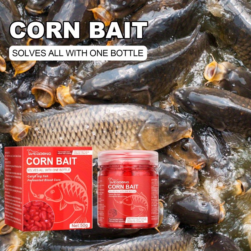 

Super Fiber & Soy Fiber Soft Corn Bait - Lead-free, Quick Attraction For Carp, & Crucian - Fish Attracting Agent, Portable, 500g Pack