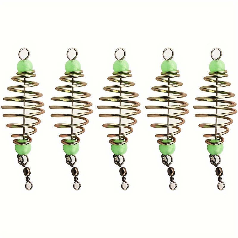 

5pcs Carp Bait Cage - Efficient Carp Fishing Tackle For Easy Baiting And Feeding