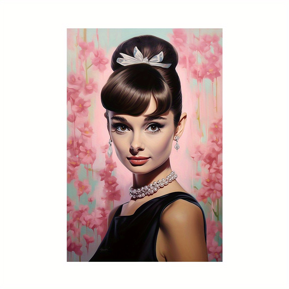 

Chic Unframed Canvas Art Poster - Vintage Woman Design, Perfect For Bedroom, Living Room, Or Office Decor