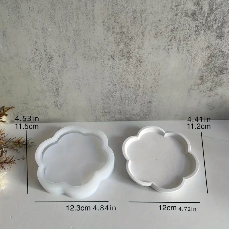 Silicone Mould: Flower Coaster - 11.5cm Silicone Mould: Flower Coaster - 11.5cm