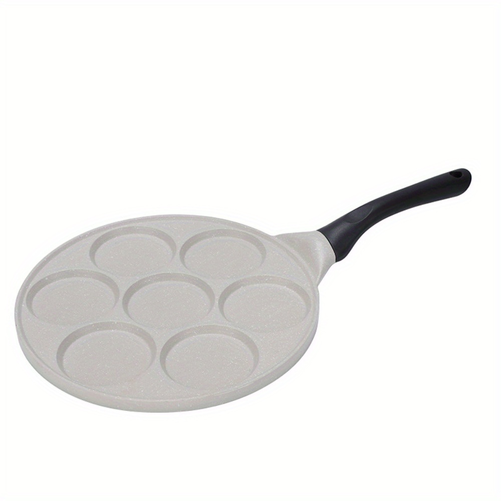 aluminum non stick griddle pan with 7 molds bpa free no electricity needed multi component breakfast cookware for   pancakes eggs versatile kitchen griddle details 3