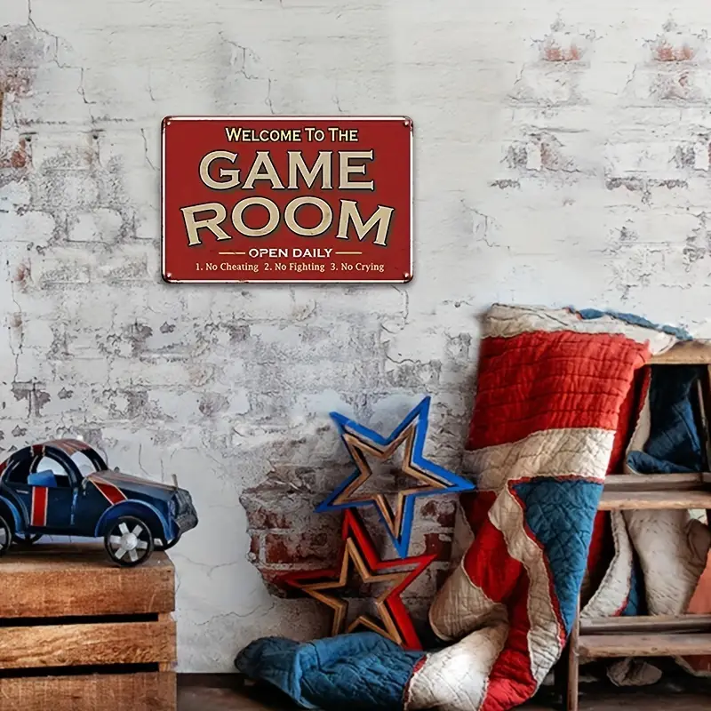 game room wall decorâ