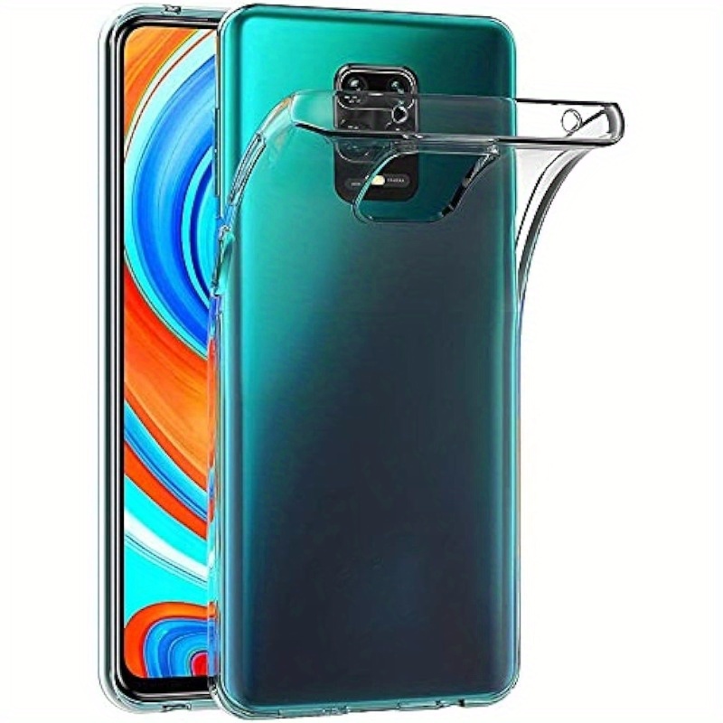 

Coque pour Xiaomi Mi Note 9S / Note9 Pro/ Note 9 Pro Max (6.67 pouces) en TPU Souple avec Gel de Caoutchouc et Dos Transparent