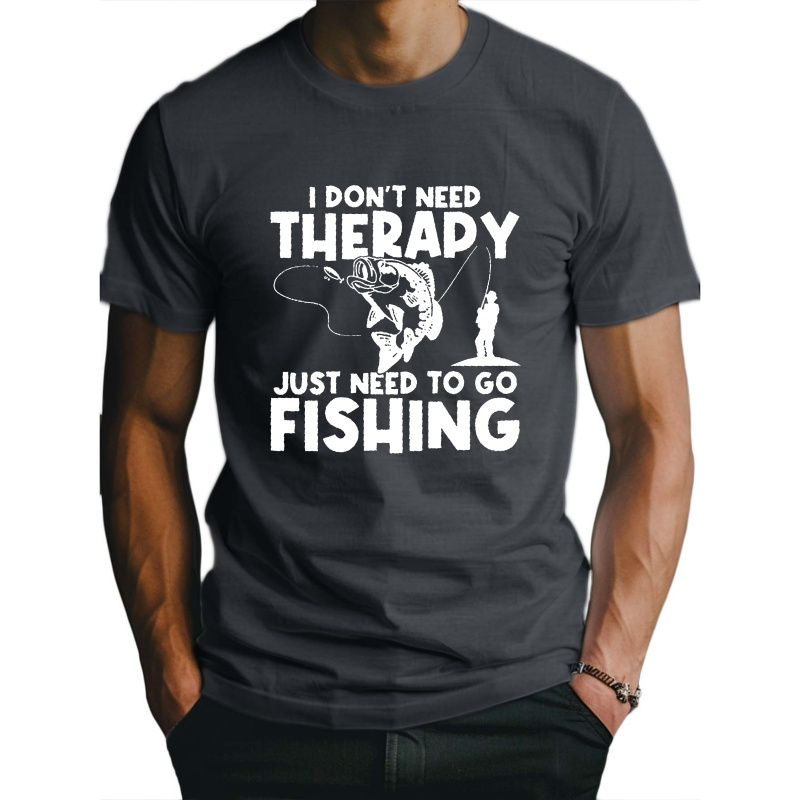 

Go Fishing Immediately Fitted Men's T-shirt, Sweat-wicking And Freedom Of Movement