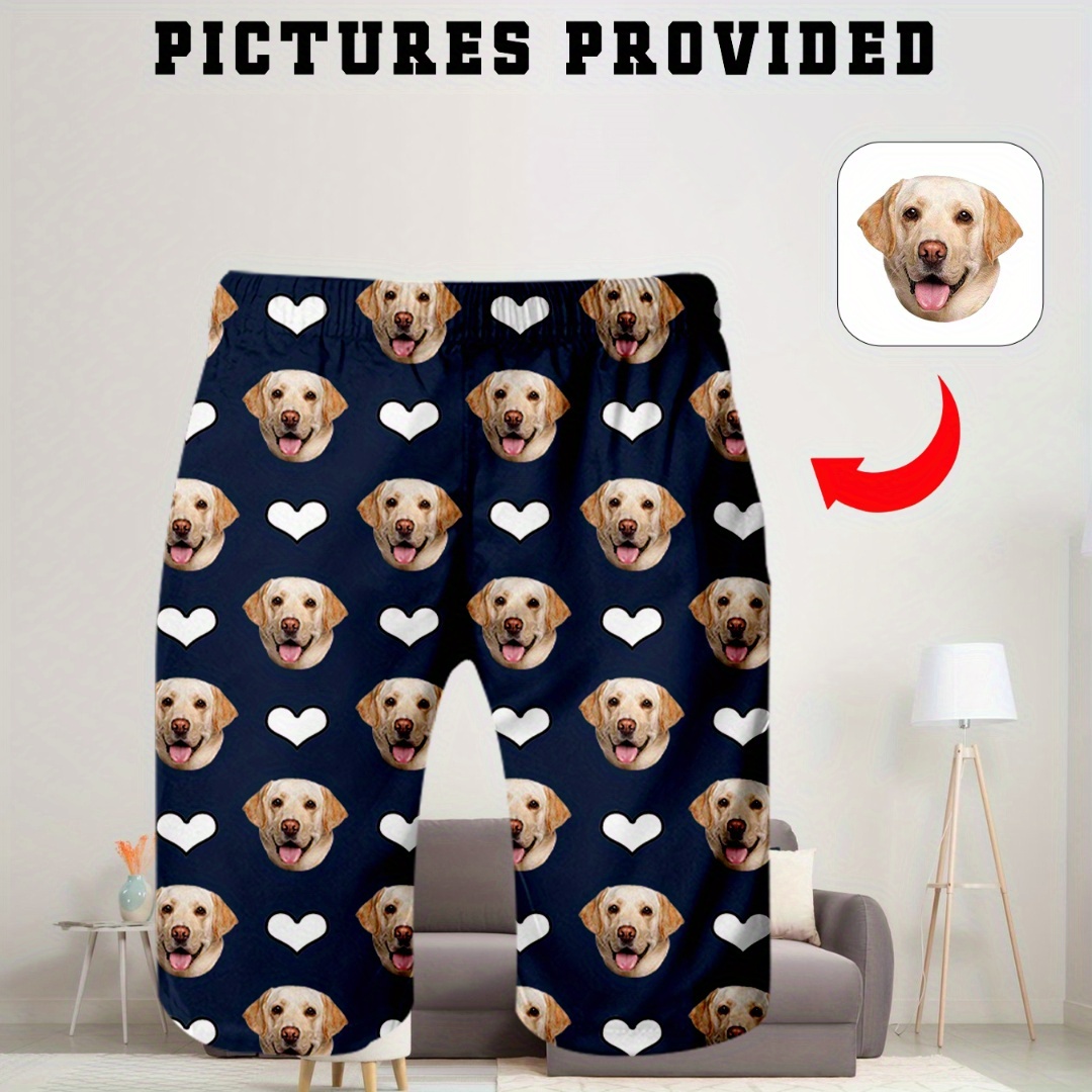 

Custom Print Men' Pants - Comfy Polyester , Machine Washable, For Summer