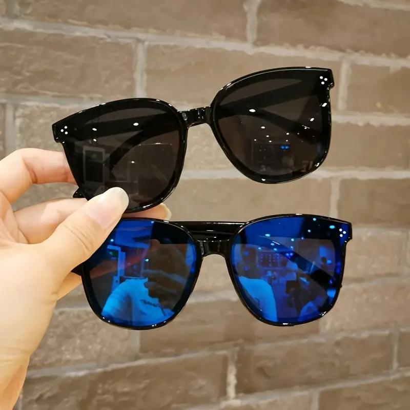 

Cool Fashion Glasses For Women Boys Daily Use Mirrored Lens Fashion Anti Glare Sun Shades Summer Beach Party Photo Props
