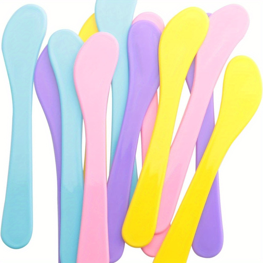 

12-piece Reusable Paint Mixing Sticks - Ideal For Resin, Epoxy & Fluid Art, 5.9" Long, Assorted Colors