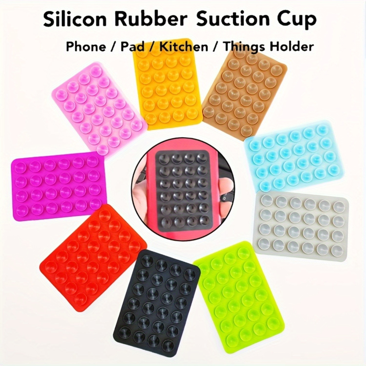 

6pcs Suction 24 Suction Pad, To , Suction , Phone -free Phone For And -adhesive