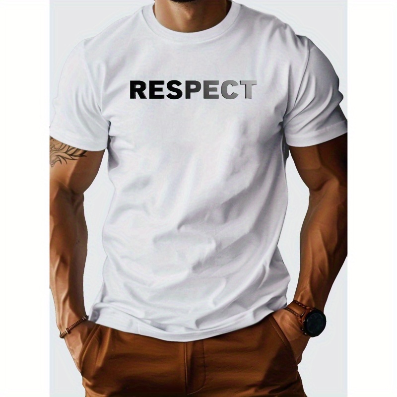 

Bold Message Of Respect G500 Pure Cotton Men's T-shirt Comfort Fit
