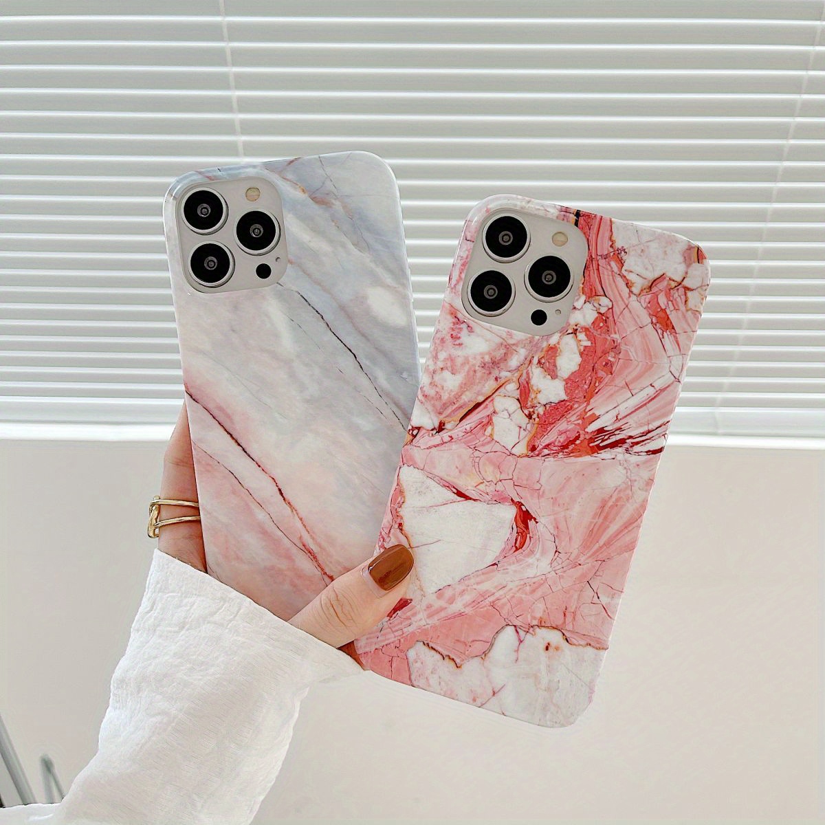 

Marble Pattern Tpu Case For Iphone 11 12 13 14 15 Pro Max, Full Coverage Shockproof Protective Cover