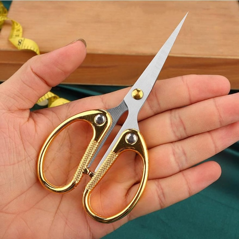 

Ultra- Steel Scissors - , Shears For Office, Home, School, Sewing & Crafts - Golden