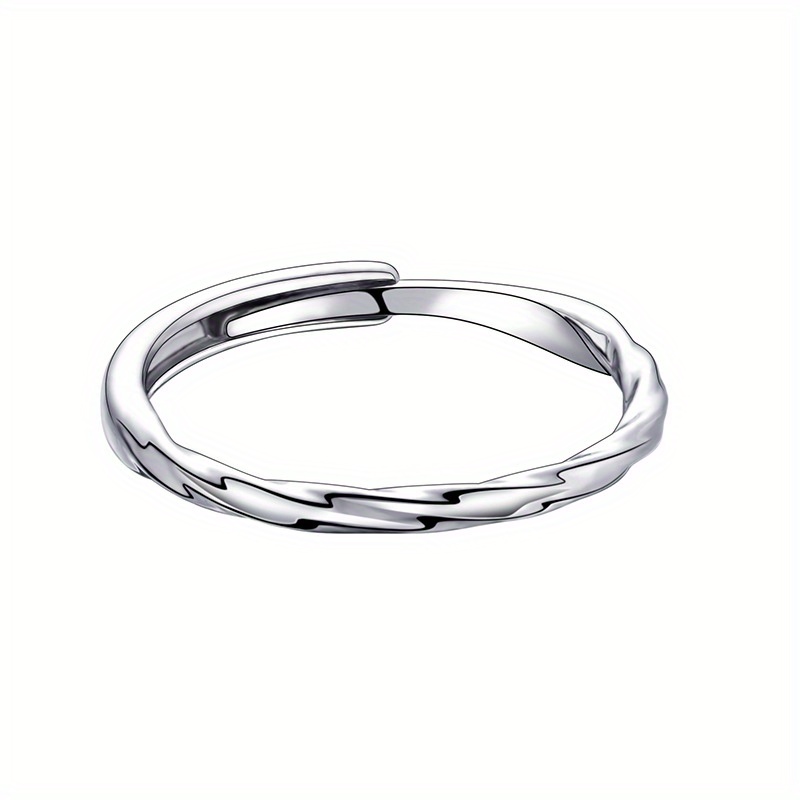 Plain Open Ring, Simple Unisex Couple's Ring, Daily Wear Accessory for Men and Women